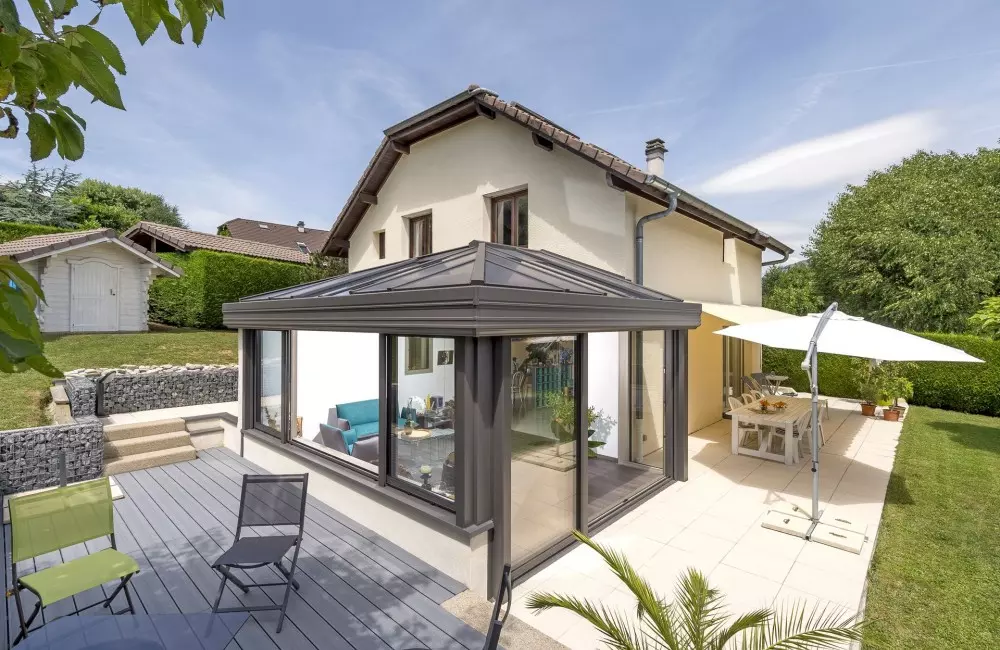 accès direct sur la terrasse 
